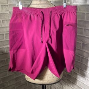 NWT lululemon magenta purple water repellent hiking short 8”